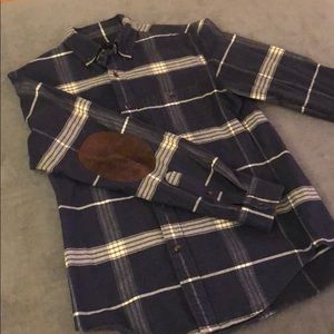 J Crew Fleece Button Down